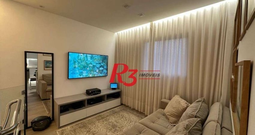 Apartamento Duplex à venda, 74 m² por R$ 980.000,00 - Boqueirão - Santos/SP