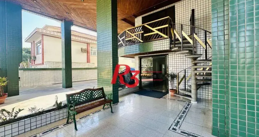 Apartamento com 2 dormitórios à venda, 78 m² por R$ 550.000,00 - Campo Grande - Santos/SP