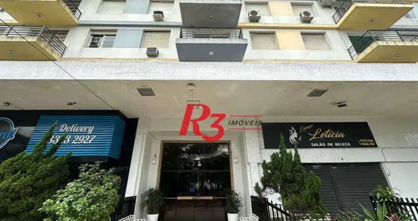 Apartamento com 2 dormitórios para alugar, 90 m² por R$ 4.500,00/mês - Boqueirão - Santos/SP