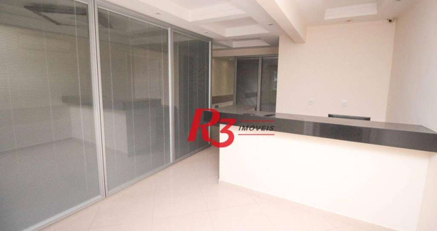 Sala à venda, 172 m² por R$ 755.000,00 - Centro - Santos/SP