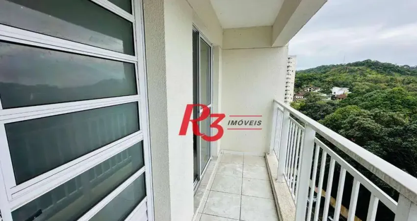 Apartamento com 2 dormitórios à venda, 52 m² por R$ 345.000,00 - Morro de Nova Cintra - Santos/SP