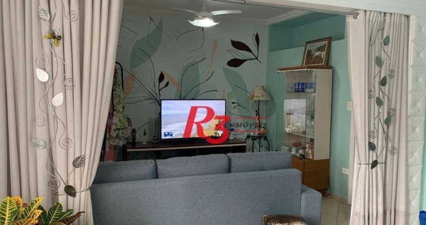 Apartamento com 2 dormitórios à venda, 75 m² por R$ 425.000,00 - Aparecida - Santos/SP
