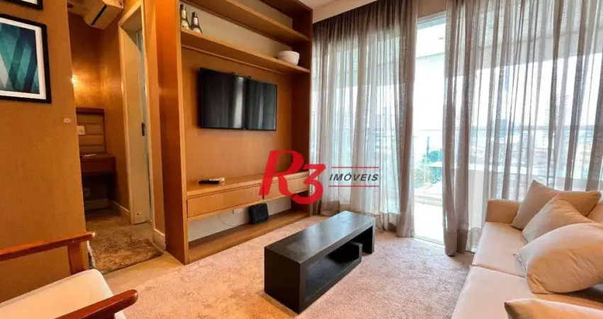 Apartamento com 1 dormitório à venda, 50 m² por R$ 635.000,00 - Ponta da Praia - Santos/SP