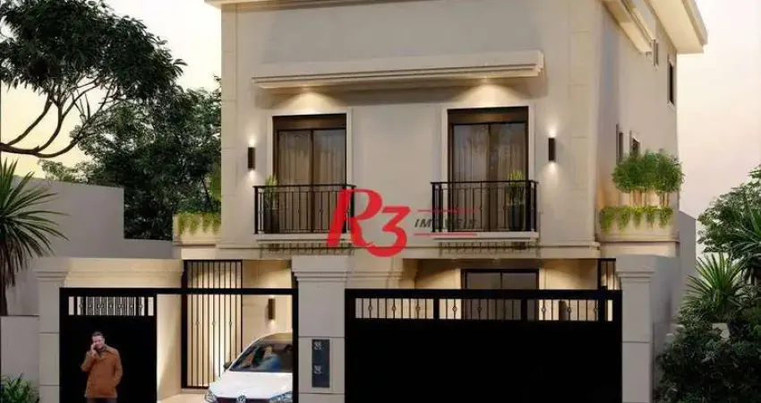 Sobrado triplex à venda/lançamento no Boqueirão - Santos/SP