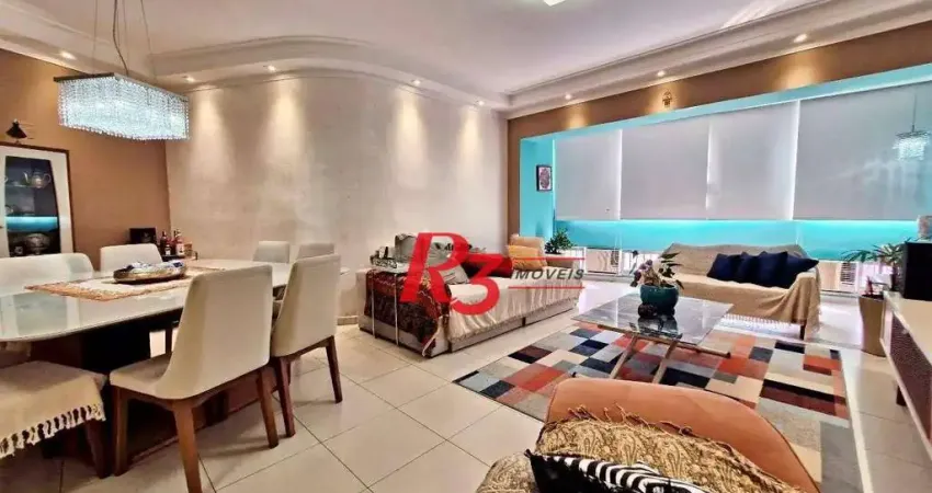 Apartamento à venda, 187 m² por R$ 1.350.000,00 - Gonzaga - Santos/SP