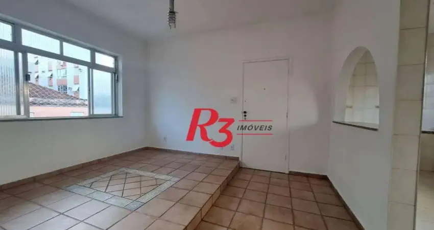 Apartamento com 2 dormitórios à venda, 60 m² por R$ 399.000,00 - Pompéia - Santos/SP