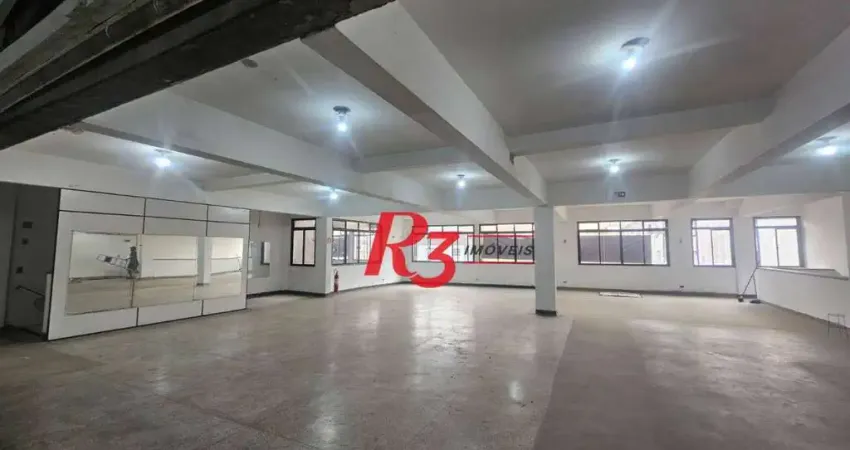Sala para alugar, 300 m² por R$ 4.000,00/mês - Vila Belmiro - Santos/SP