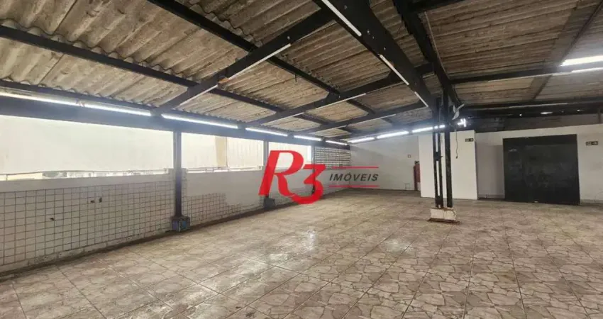 Sala Ampla sem Divisórias na Carvalho de Mendonça – 200m² | 2 Banheiros | Vista Livre