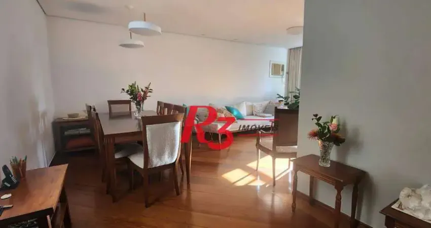 Apartamento com 3 dormitórios à venda, 179 m² por R$ 1.200.000,00 - Ponta da Praia - Santos/SP
