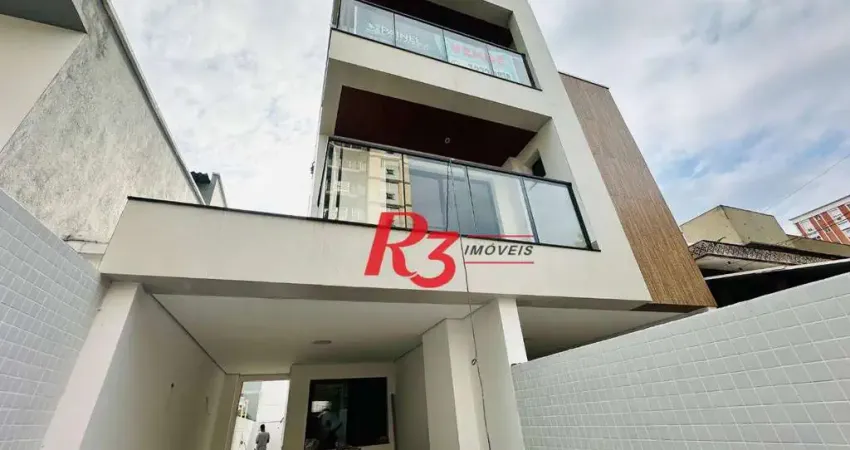 Casa com 3 dormitórios à venda, 206 m² por R$ 1.980.000,00 - Embaré - Santos/SP