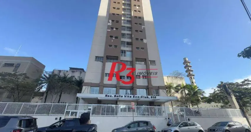 Apartamento com 2 dormitórios à venda, 69 m² por R$ 770.000,00 - Encruzilhada - Santos/SP