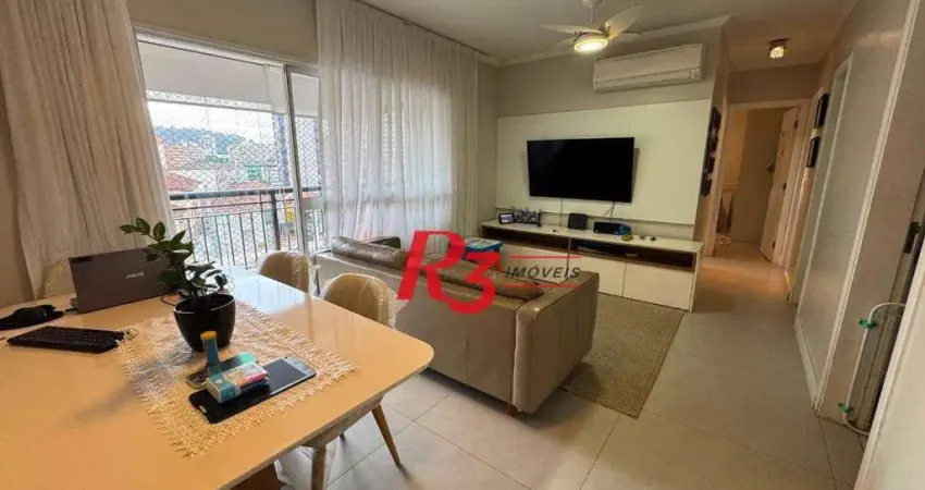 Apartamento Garden com 3 dormitórios à venda, 180 m² por R$ 1.090.000,00 - Gonzaga - Santos/SP