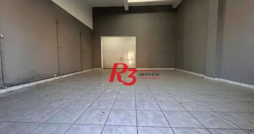 Salão para alugar, 60 m² - Macuco - Santos/SP
