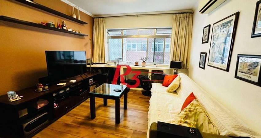 Apartamento com 3 dormitórios à venda, 114 m² por R$ 720.000,00 - José Menino - Santos/SP