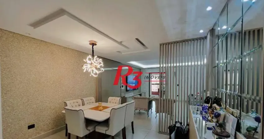 Apartamento com 3 dormitórios à venda, 145 m² por R$ 1.545.000,00 - Vila Guilhermina - Praia Grande/SP