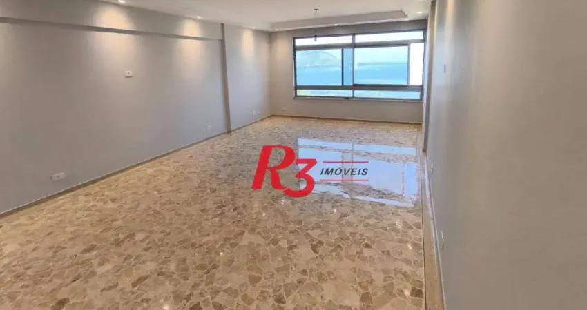 Apartamento com 3 dormitórios, 160 m² - venda por R$ 2.600.000,00 ou aluguel por R$ 13.631,67/mês - Aparecida - Santos/SP