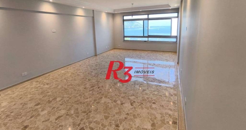 Apartamento com 3 dormitórios, 160 m² - venda por R$ 2.600.000,00 ou aluguel por R$ 13.631,67/mês - Aparecida - Santos/SP