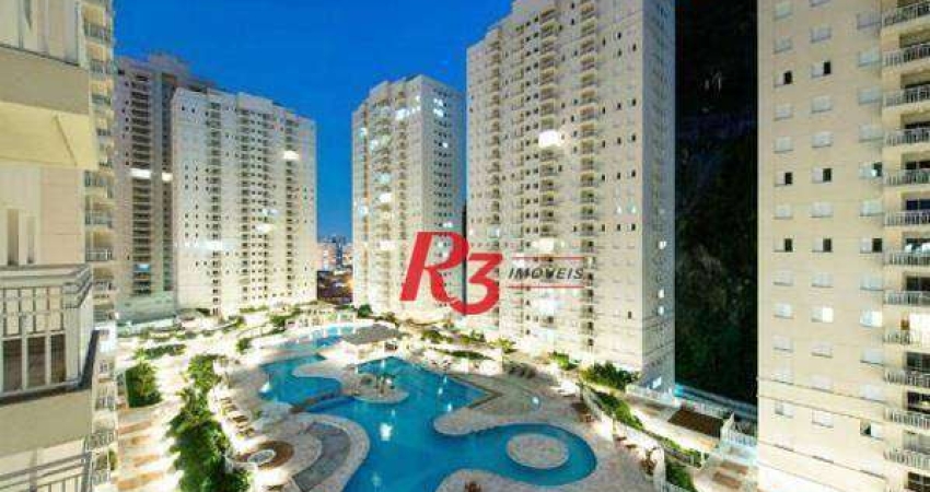 Apartamento com 3 dormitórios à venda, 84 m² por R$ 800.000,00 - Marapé - Santos/SP