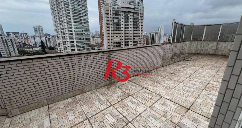 Cobertura com 3 dormitórios à venda, 422 m² por R$ 1.750.000,00 - Ponta da Praia - Santos/SP