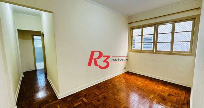 Apartamento com 2 dormitórios à venda, 66 m² por R$ 316.000,00 - José Menino - Santos/SP