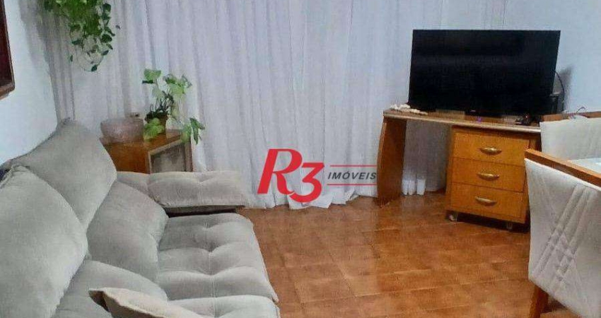 Apartamento com 2 dormitórios à venda, 72 m² por R$ 405.000,00 - Centro - São Vicente/SP