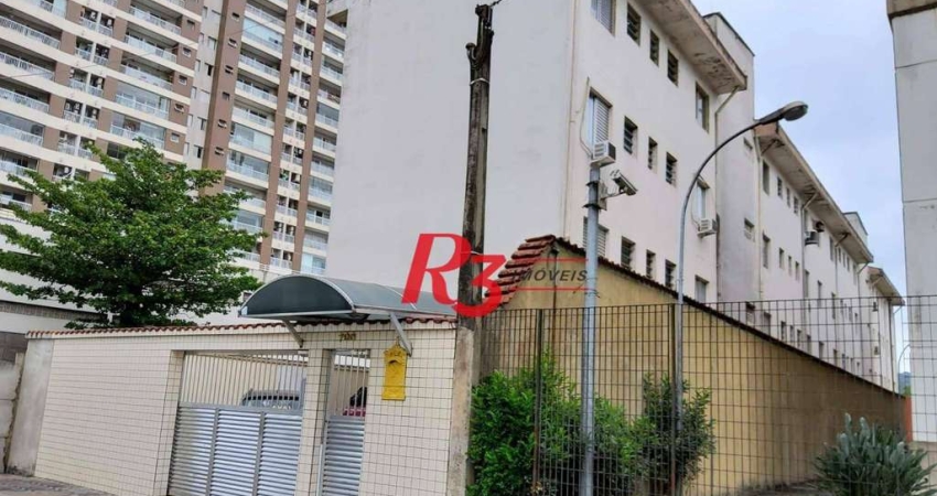 Apartamento com 2 dormitórios à venda, 50 m² por R$ 300.000,00 - Encruzilhada - Santos/SP