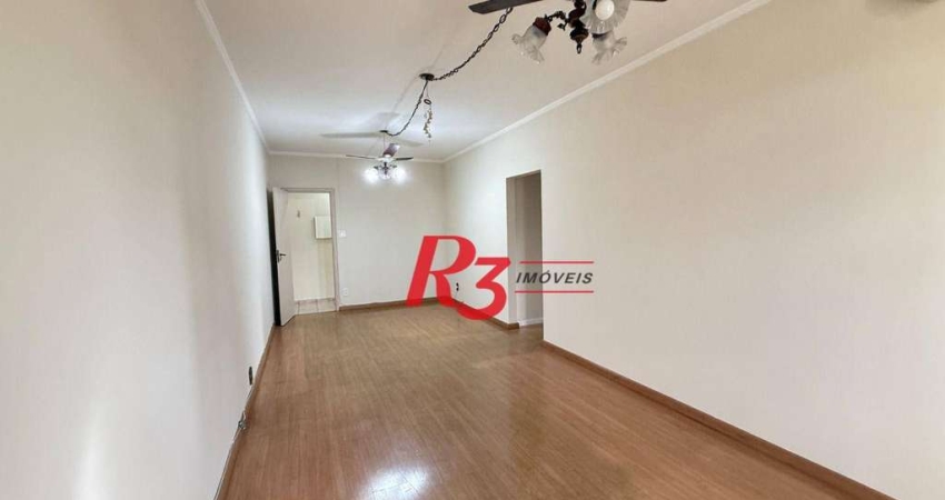 Apartamento com 2 dormitórios para alugar, 84 m² por R$ 3.500,00/mês - Vila Belmiro - Santos/SP