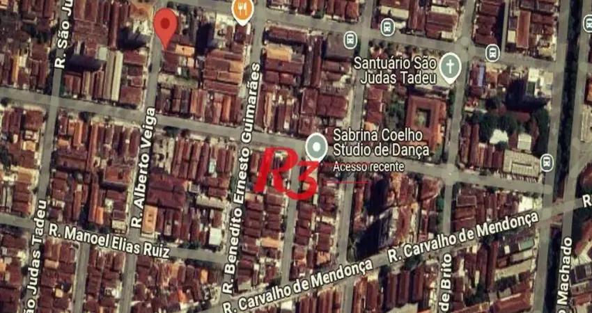 Terreno à venda, 270 m² por R$ 400.000,00 - Marapé - Santos/SP