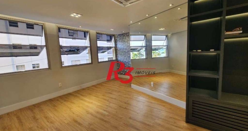 Apartamento com 2 dormitórios à venda, 80 m² por R$ 854.800,00 - Ponta da Praia - Santos/SP