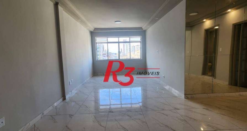 Apartamento com 3 dormitórios à venda, 123 m² por R$ 950.000,00 - Gonzaga - Santos/SP