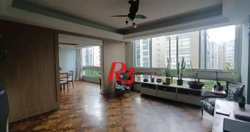 Apartamento à venda, 300 m² por r$ 1.000.000,00 - gonzaga - santos/sp