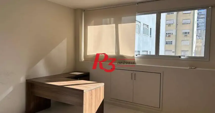 Sala para alugar, 38 m² por R$ 3.716,24/mês - Gonzaga - Santos/SP