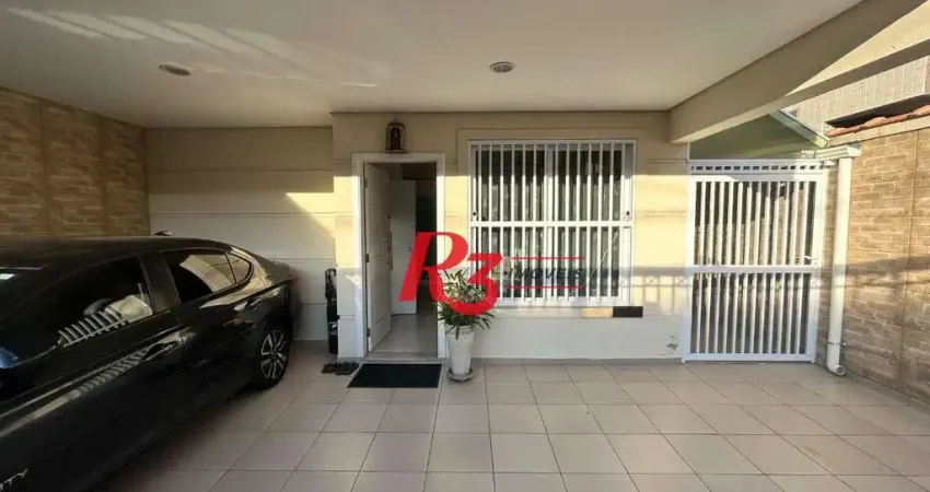 Casa com 2 dormitórios à venda, 130 m² por R$ 890.000,00 - Marapé - Santos/SP