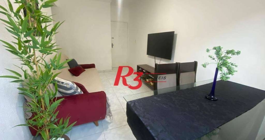 Apartamento com 1 dormitório à venda, 52 m² por R$ 339.990,00 - Marapé - Santos/SP