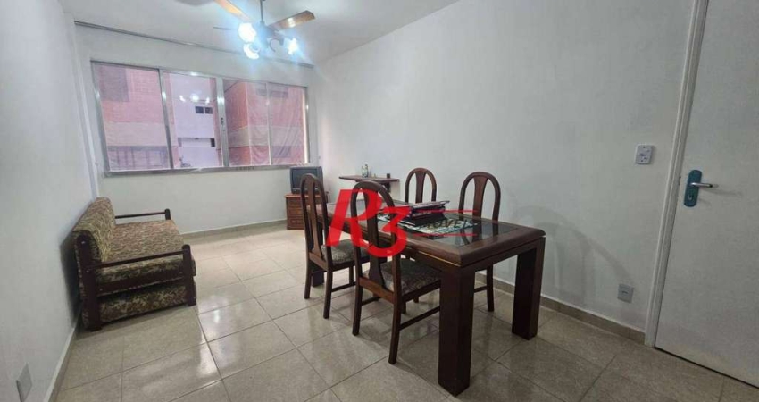 Apartamento com 3 dormitórios para alugar, 104 m² por R$ 6.000,00/mês - Embaré - Santos/SP