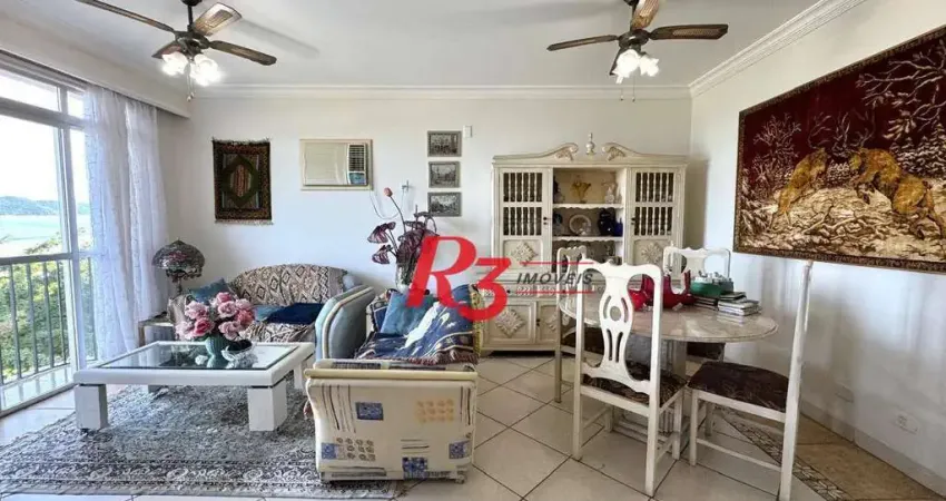 Apartamento com 3 dormitórios à venda, 118 m² por R$ 1.500.000,00 - Boqueirão - Santos/SP