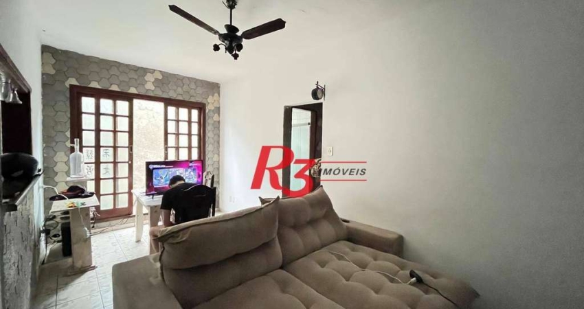 Apartamento com 2 dormitórios à venda, 67 m² por R$ 373.000,00 - Campo Grande - Santos/SP
