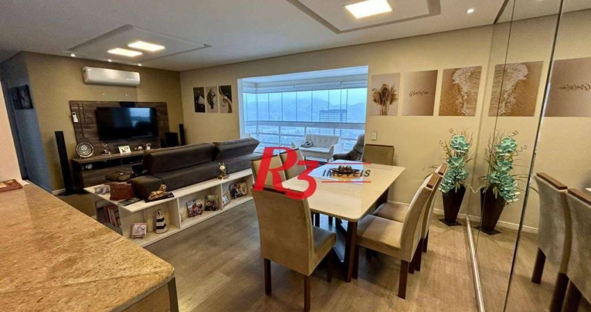 Apartamento com 3 dormitórios à venda, 96 m² por R$ 999.000,00 - Vila Belmiro - Santos/SP