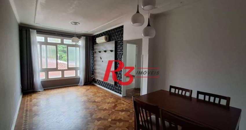 Apartamento com 2 dormitórios à venda, 76 m² por R$ 375.000,00 - Encruzilhada - Santos/SP