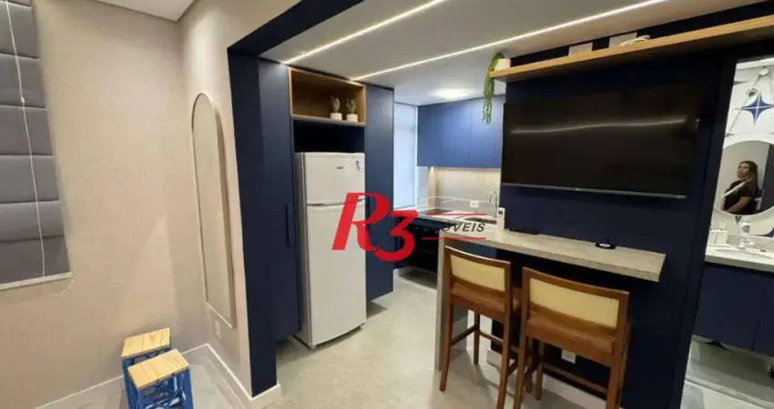 Apartamento com 1 dormitório à venda, 28 m² por R$ 510.000,00 - José Menino - Santos/SP