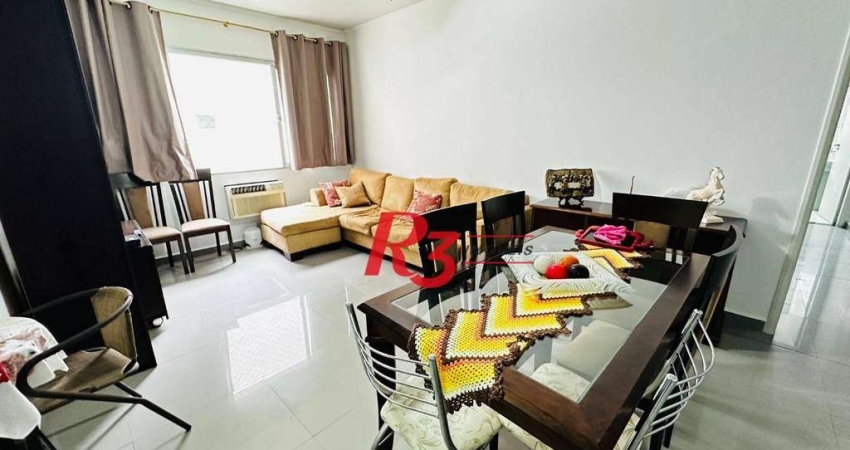 Apartamento com 2 dormitórios à venda, 106 m² por R$ 720.000,00 - Aparecida - Santos/SP