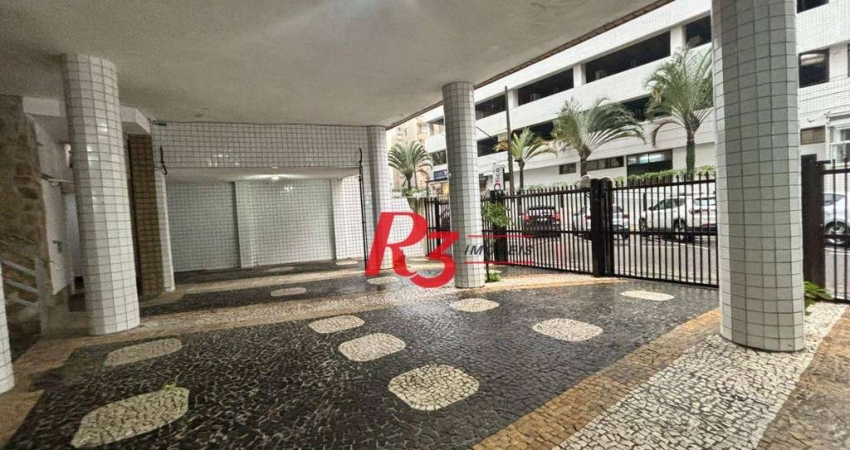 Apartamento com 3 dormitórios para alugar, 255 m² por R$ 6.700,00/mês - Boqueirão - Santos/SP