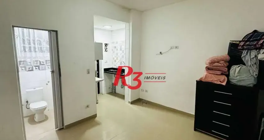 Kitnet com 1 dormitório à venda, 32 m² por R$ 300.000,00 - Embaré - Santos/SP