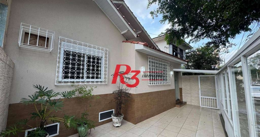 Casa com 4 dormitórios para alugar, 100 m² por R$ 4.700,00/mês - Encruzilhada - Santos/SP