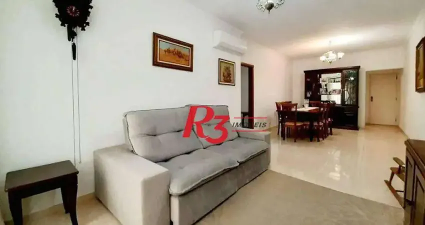 Apartamento com 2 dormitórios para alugar, 115 m² por R$ 4.800,02/mês - Ponta da Praia - Santos/SP
