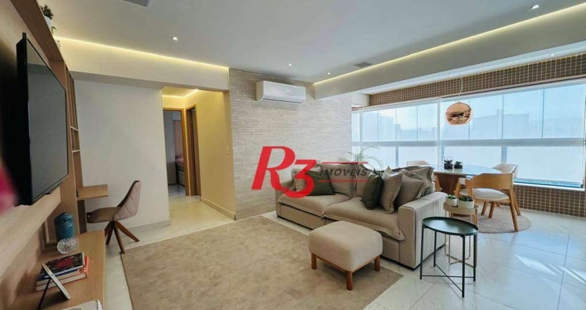 Apartamento com 2 dormitórios à venda, 65 m² por R$ 950.000,00 - Ponta da Praia - Santos/SP