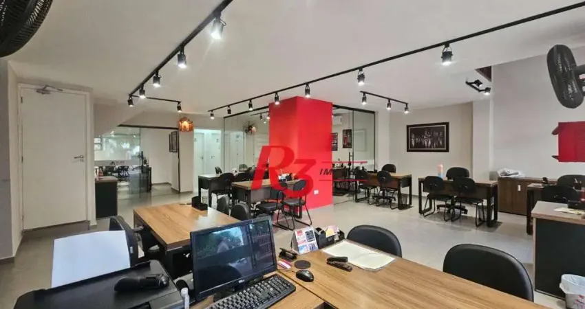 Loja, 120 m² - venda por r$ 2.020.000,00 ou aluguel por r$ 10.500,00/mês - gonzaga - santos/sp