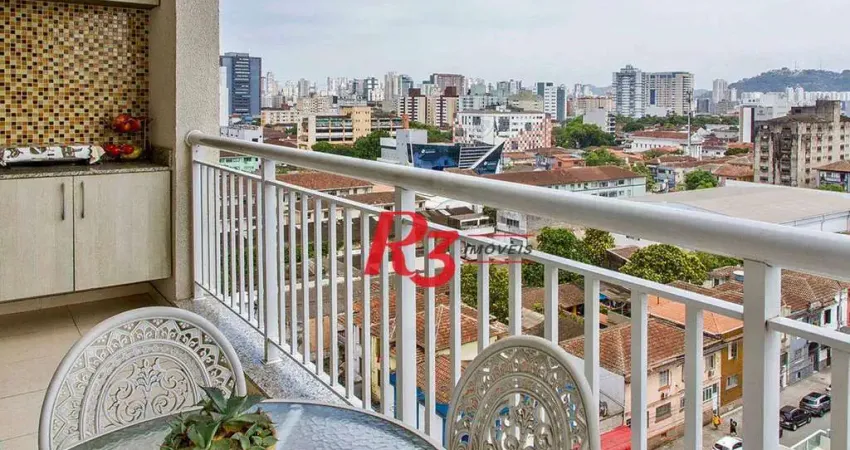 Apartamento com 2 dormitórios à venda, 70 m² por R$ 550.000,00 - Vila Matias - Santos/SP