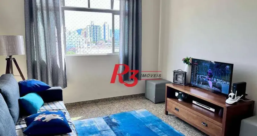 Apartamento à Venda, 2 dormitórios Vista Livre, Ambientes Reformados, Terraço para Lazer e Localização Privilegiada Embaré