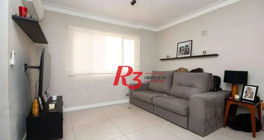 Apartamento com 2 dormitórios à venda, 94 m² por R$ 550.000,00 - Embaré - Santos/SP
